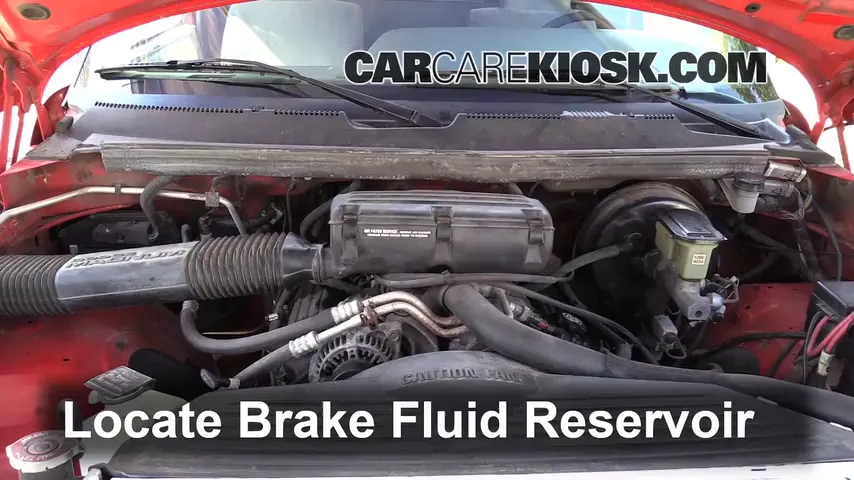 1995 Dodge Ram 1500 5.2L V8 Standard Cab Pickup Brake Fluid Add Fluid